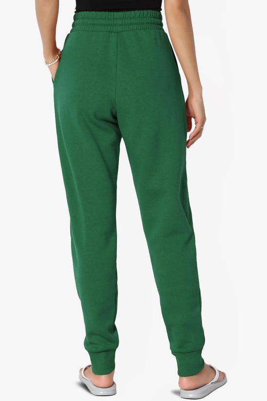 Tove Drawstring Jogger Sweatpants DARK GREEN_2