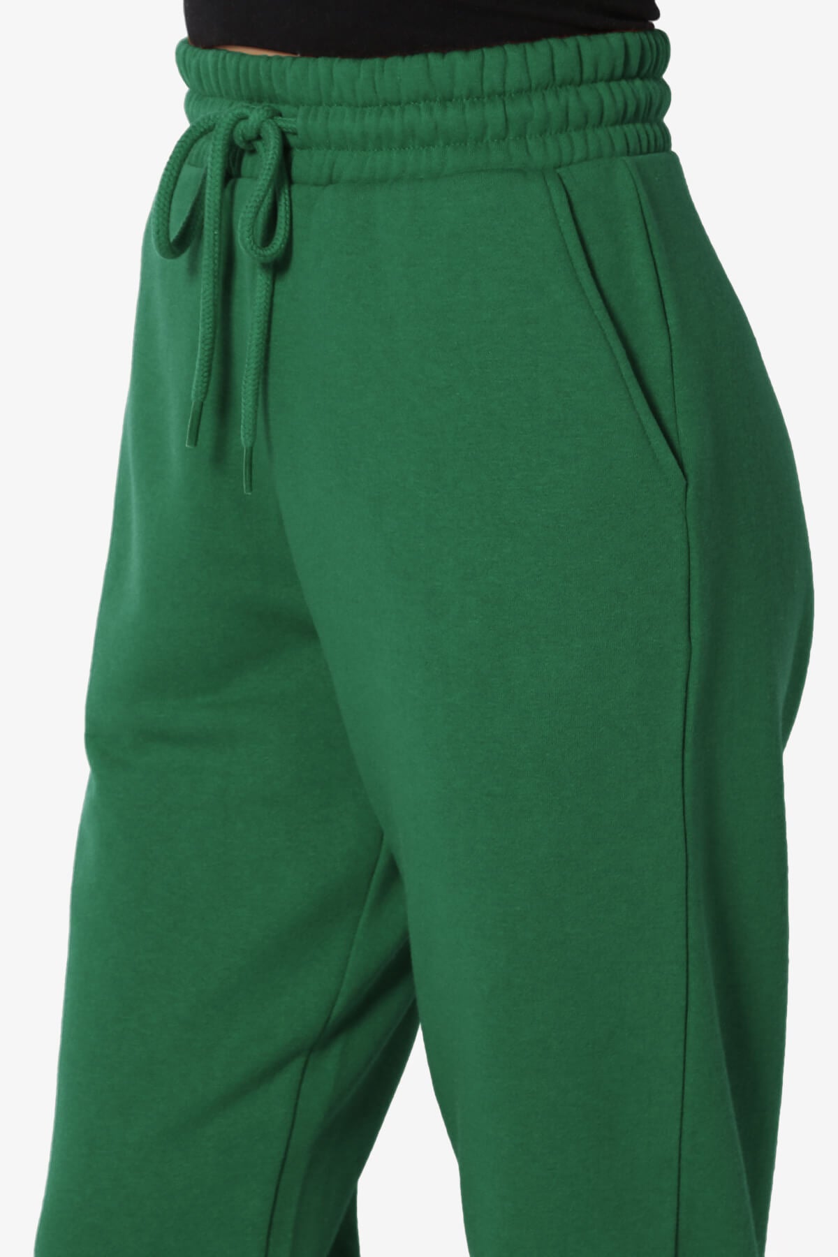 Tove Drawstring Jogger Sweatpants DARK GREEN_5