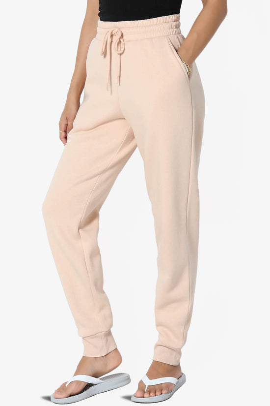 Tove Drawstring Jogger Sweatpants DUSTY BLUSH_1