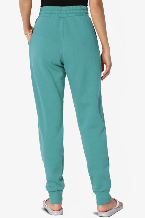 Tove Drawstring Jogger Sweatpants DUSTY TEAL_2