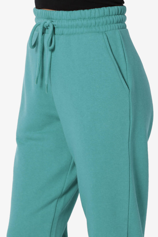 Tove Drawstring Jogger Sweatpants DUSTY TEAL_5