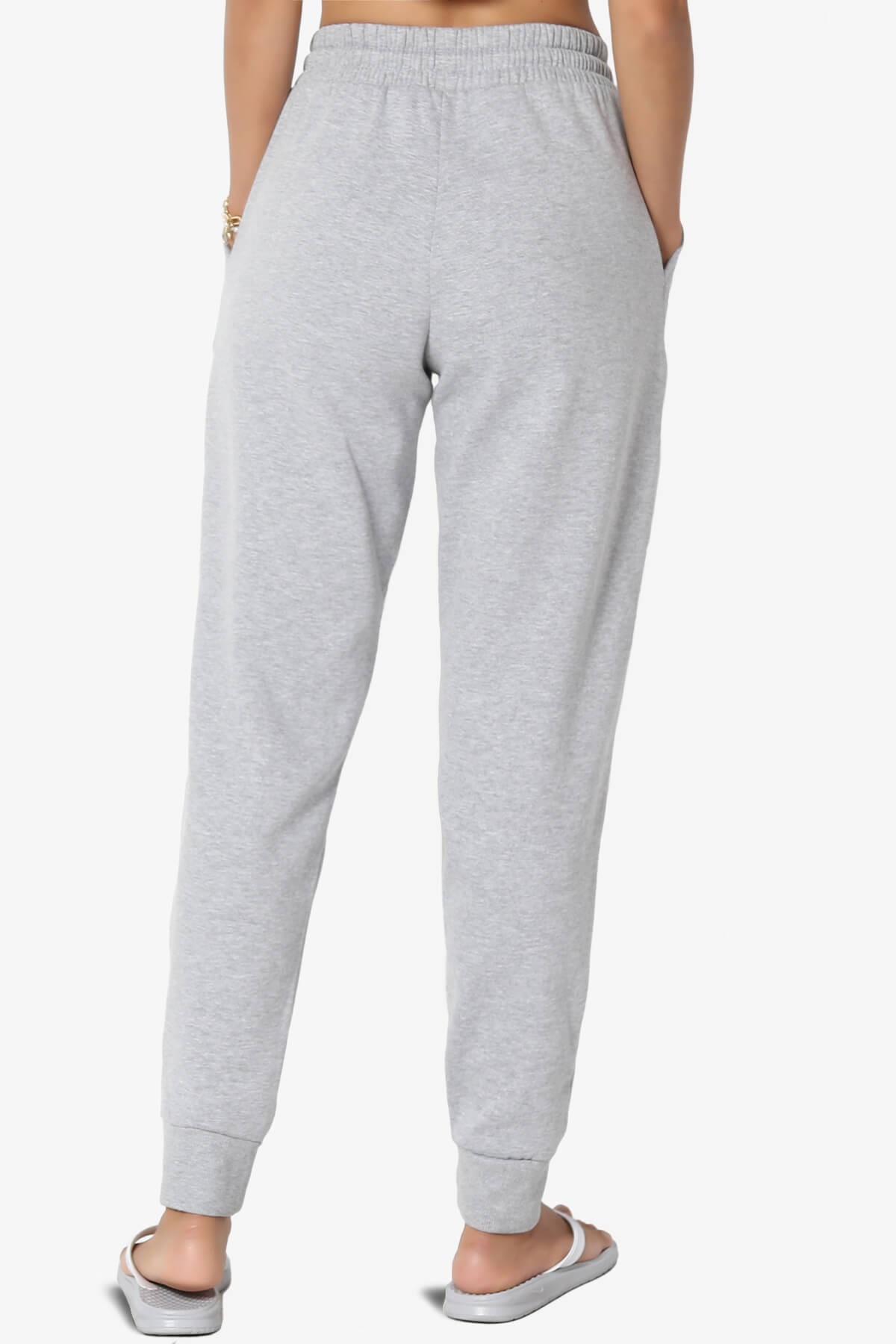 Tove Drawstring Jogger Sweatpants HEATHER GREY_2