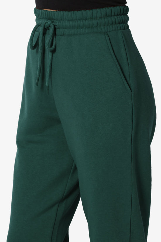 Tove Drawstring Jogger Sweatpants HUNTER GREEN_5