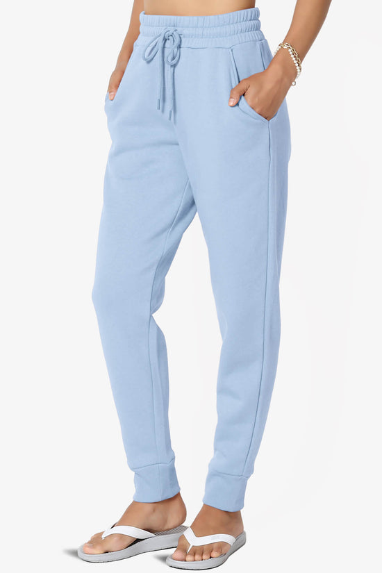 Tove Drawstring Jogger Sweatpants LIGHT BLUE_3