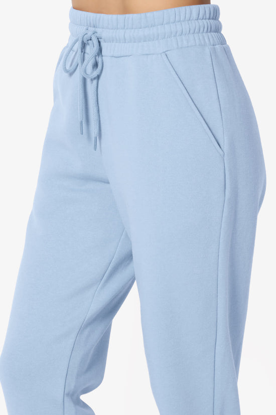 Tove Drawstring Jogger Sweatpants LIGHT BLUE_5