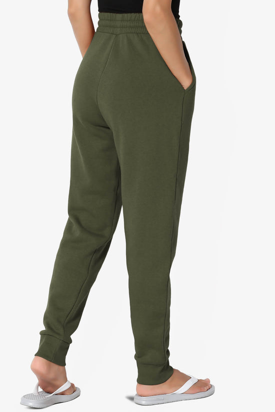 Tove Drawstring Jogger Sweatpants OLIVE_4