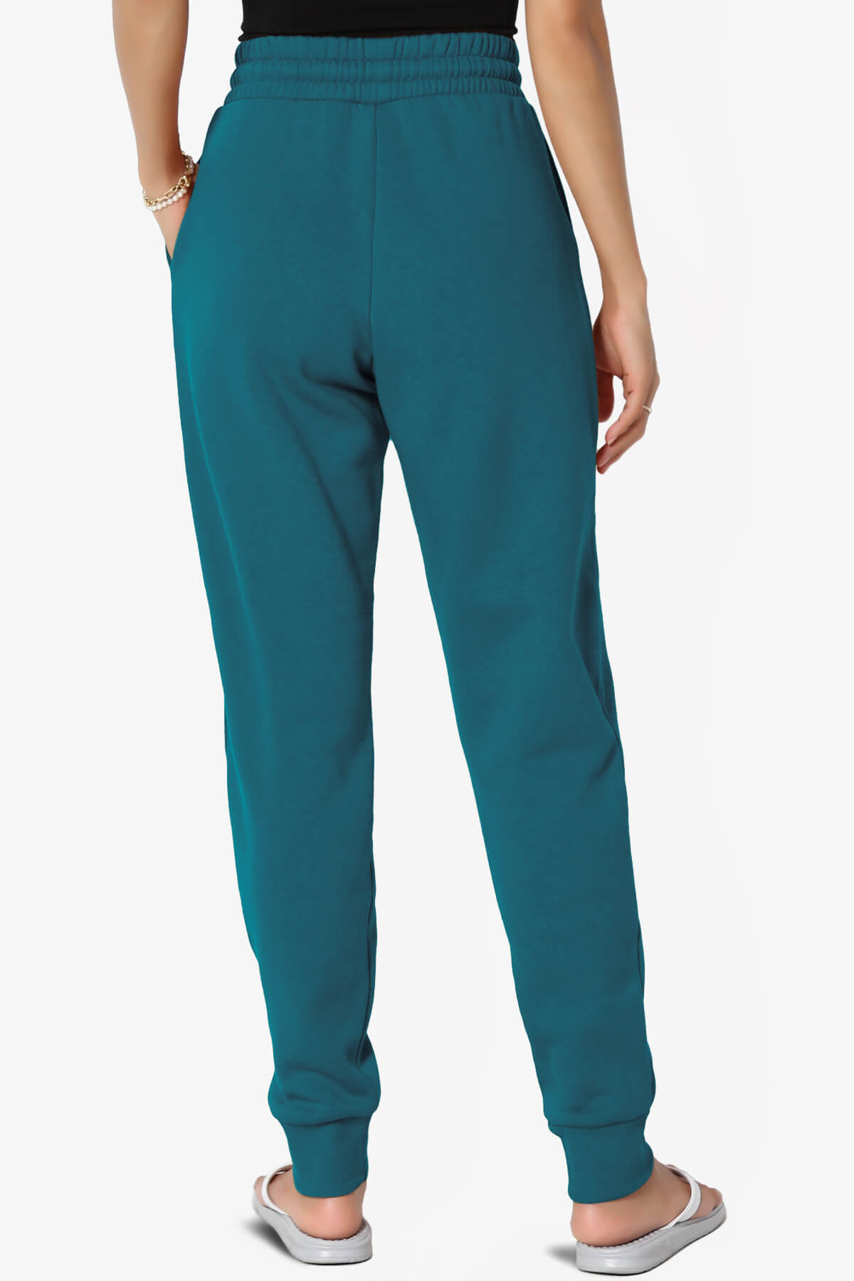 Tove Drawstring Jogger Sweatpants TEAL_2