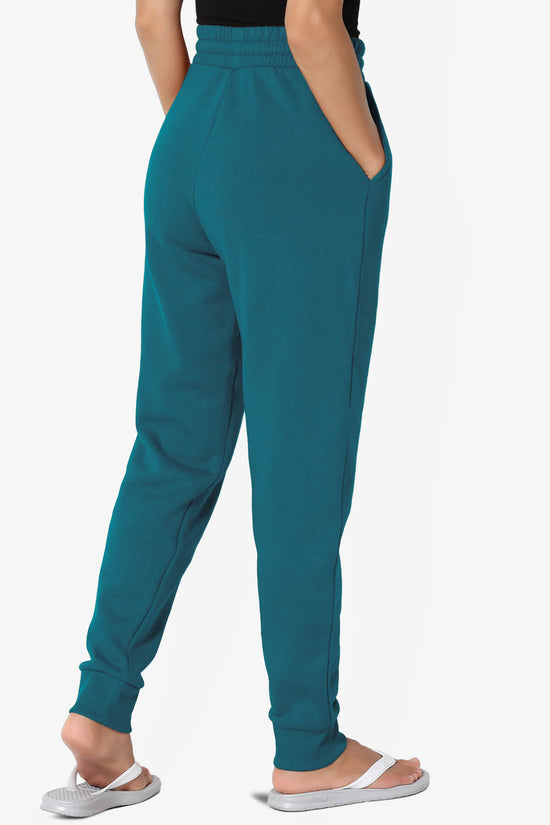 Tove Drawstring Jogger Sweatpants TEAL_4