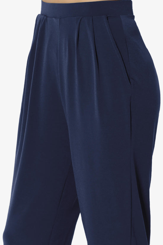 Trellis Cool Pleated Elasic Waist Pants PLUS