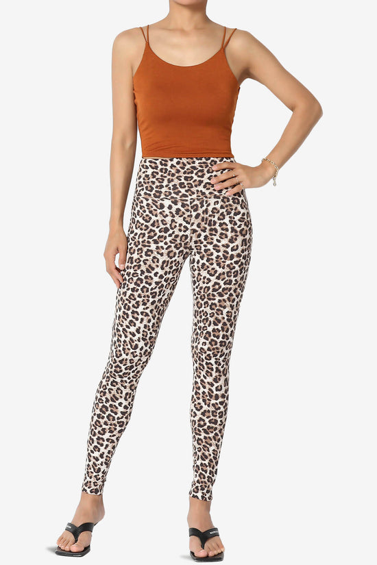 Twirl Spaghetti Straps Double Layer Crop Cami ALMOND_6