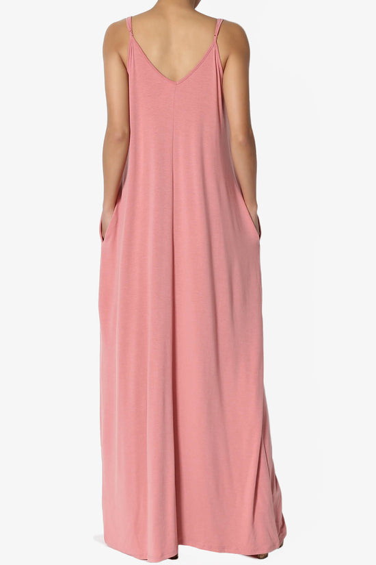 Venus Pocket Cami Maxi Dress ASH ROSE_2