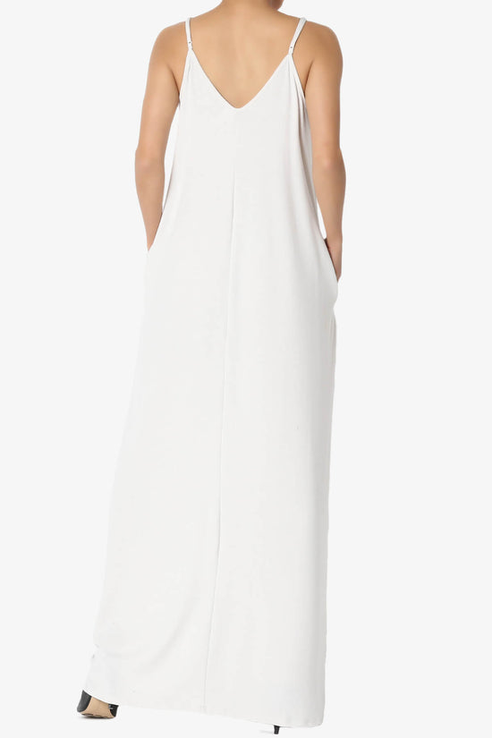 Venus Pocket Cami Maxi Dress BONE_2