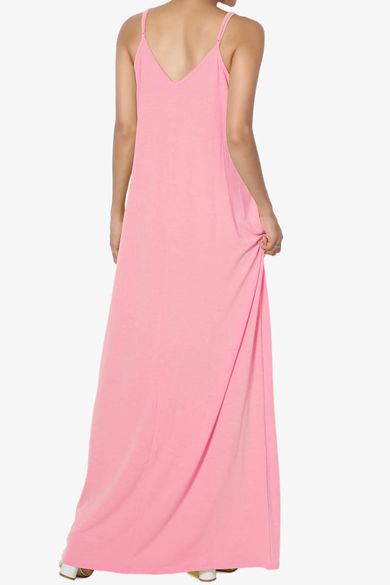 Venus Pocket Cami Maxi Dress BRIGHT PINK_2