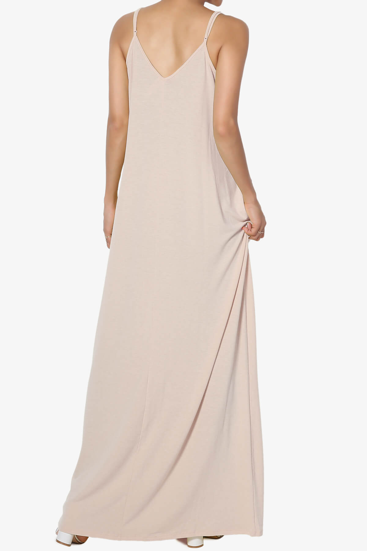 Venus Pocket Cami Maxi Dress DUSTY BLUSH_2