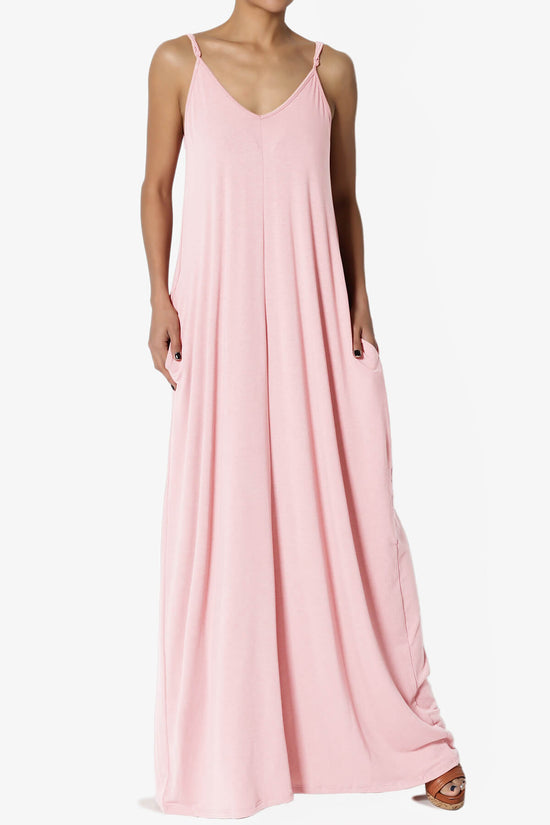 Venus Pocket Cami Maxi Dress DUSTY PINK_1