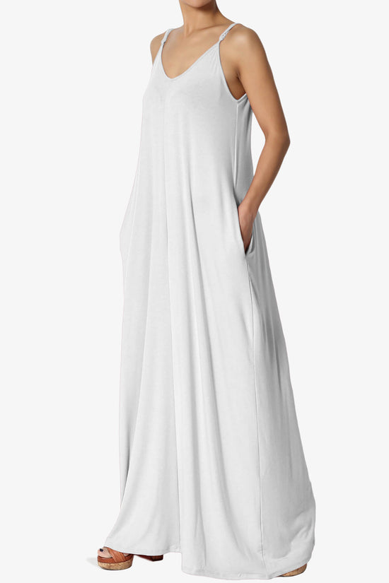Venus Pocket Cami Maxi Dress GREY MIST_3