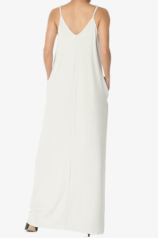 Venus Pocket Cami Maxi Dress SAND BEIGE_2