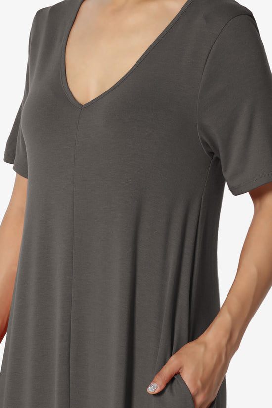 Vina Pocket Oversized Maxi Dress ASH GREY_5