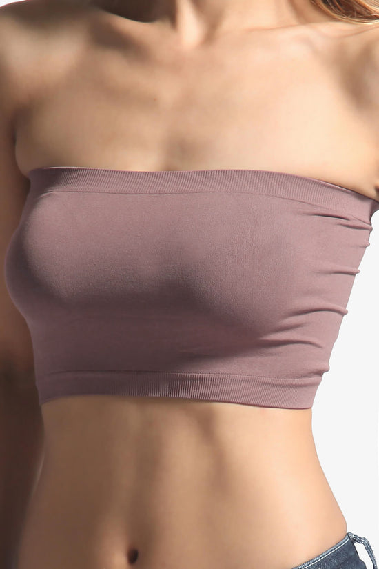 Wendi Seamless Crop Bandeau DUSTY MAUVE_2