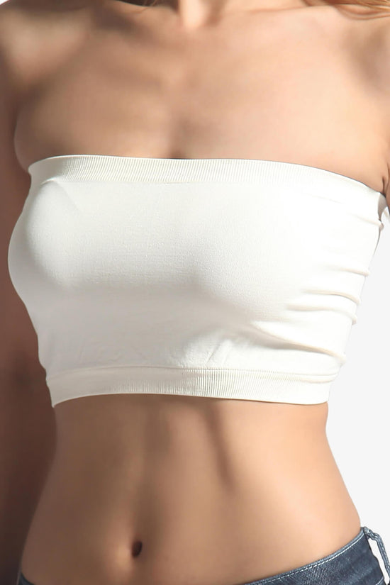 Wendi Seamless Crop Bandeau IVORY_2