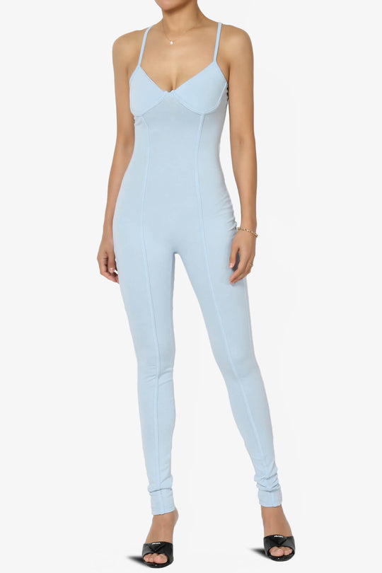 Zaria Cotton Jersey Cami Jumpsuit