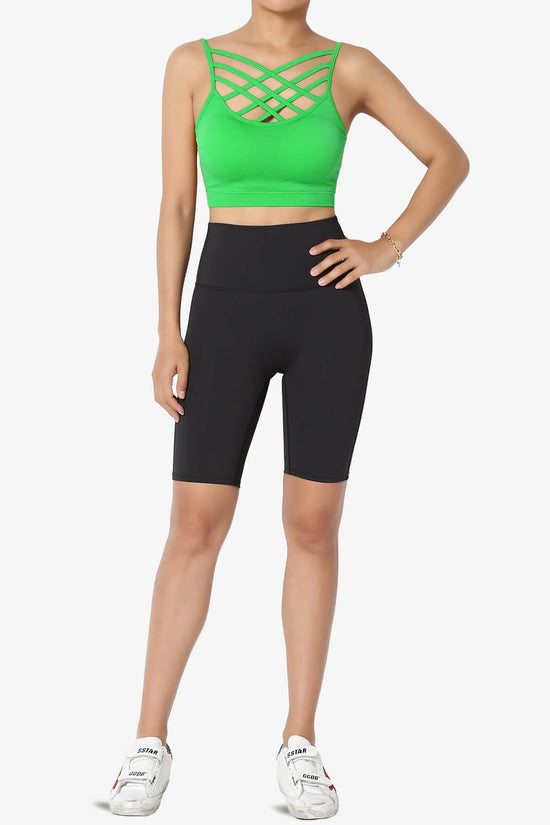 Cally Padded Crisscross Bralette PLUS