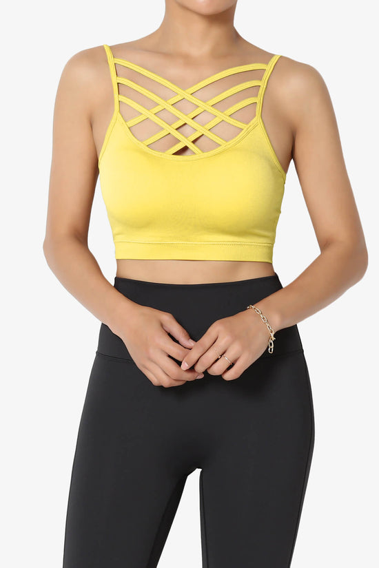 Cally Padded Crisscross Bralette PLUS
