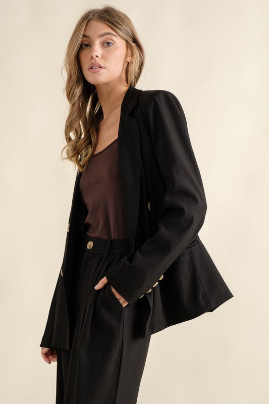 Sweet Generis DOUBLE BUTTON BLAZER JACKET