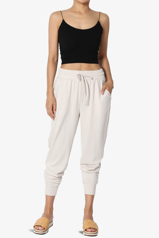 Aced Skinny Strap Ribbed Seamless Bra Cami BLACK_6