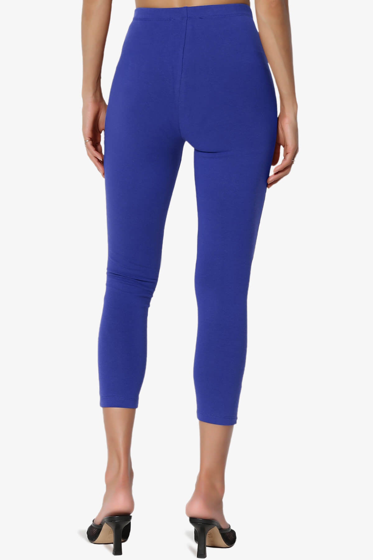 Ansley Luxe Cotton Capri Leggings BRIGHT BLUE_2