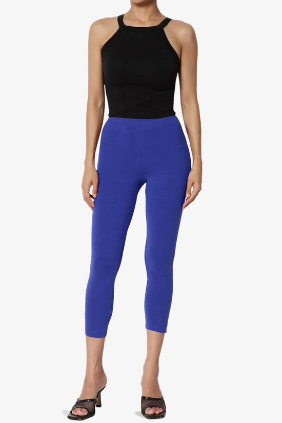 Ansley Luxe Cotton Capri Leggings BRIGHT BLUE_6