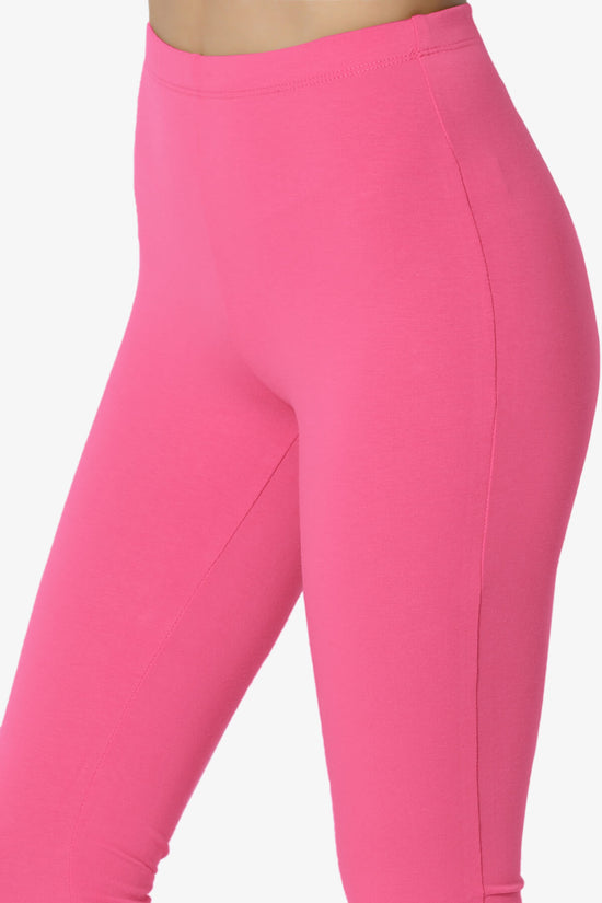 Ansley Luxe Cotton Capri Leggings FUCHSIA_5
