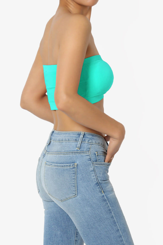 Candid Removable Pad Bandeau Bra Top MINT_4