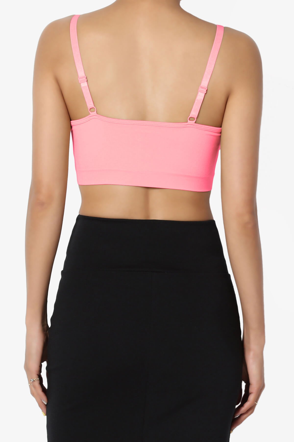 Carolyn Crisscross Bra Top NEON PINK_2