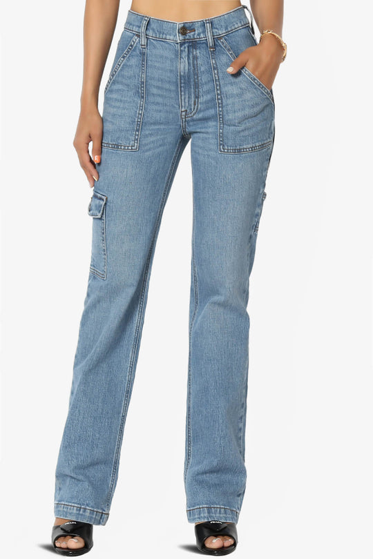 Codi High Waist Cargo Dad Jeans
