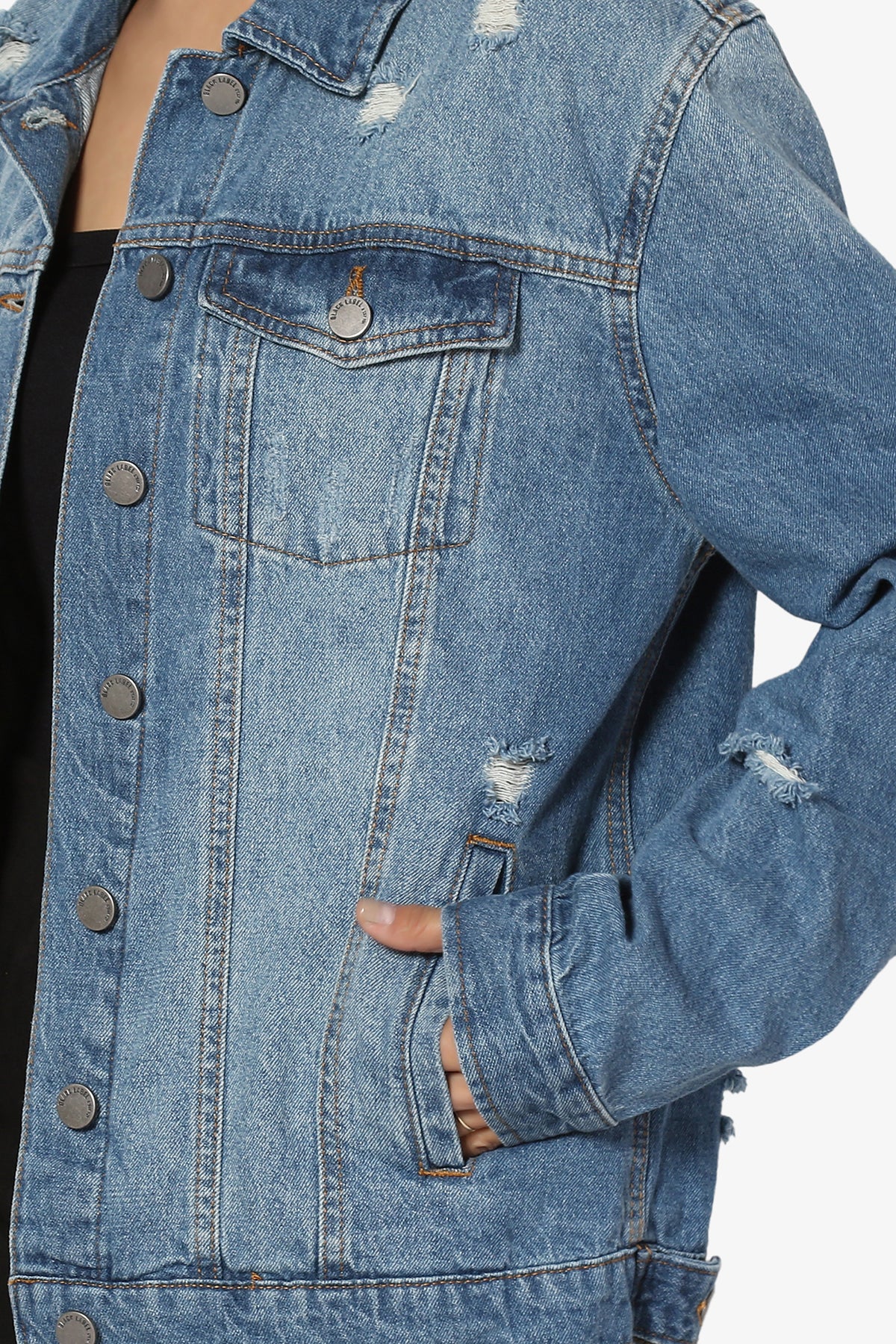 Dominicaa Oversized Denim Jacket DARK