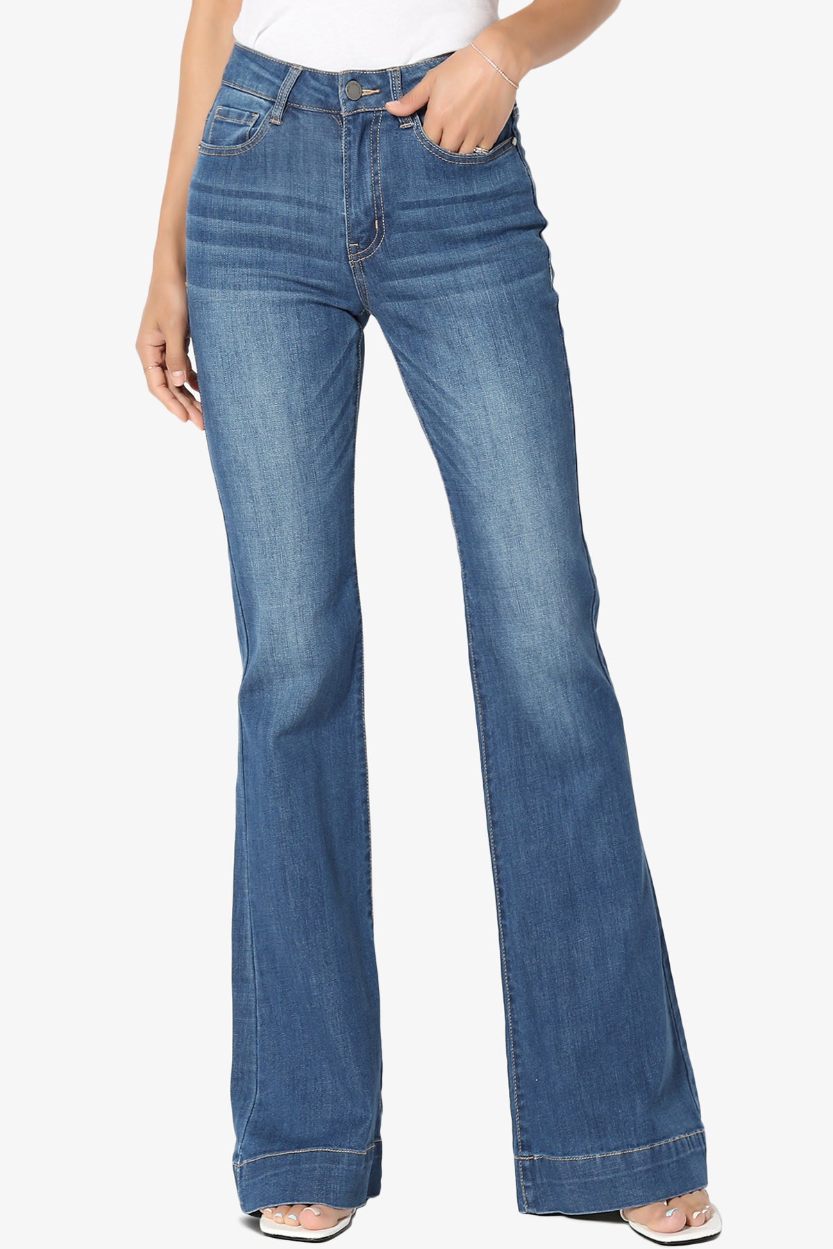 Tessa High Rise 70s Flared Jeans