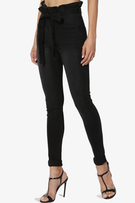 Kelsey Paperbag Waist Skinny Jeans