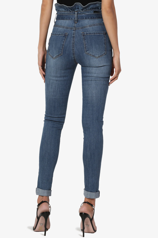 Kelsey Paperbag Waist Skinny Jeans