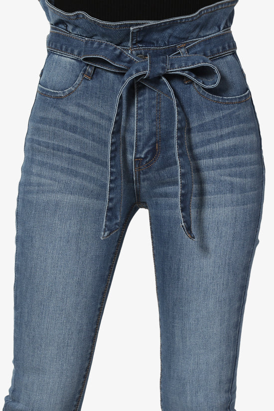 Kelsey Paperbag Waist Skinny Jeans