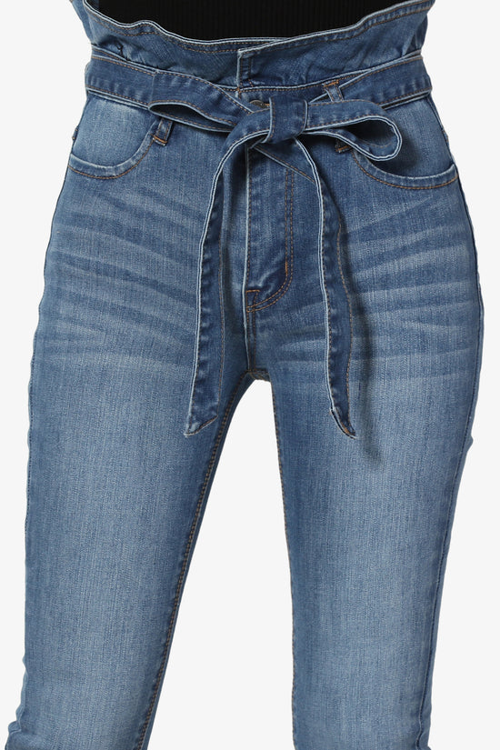 Kelsey Paperbag Waist Skinny Jeans