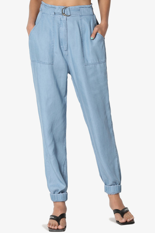 Tanja TENCEL Chambray Utility Jogger Pant