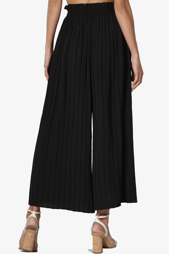 Stecia Cropped Pleated Trousers - TheMogan