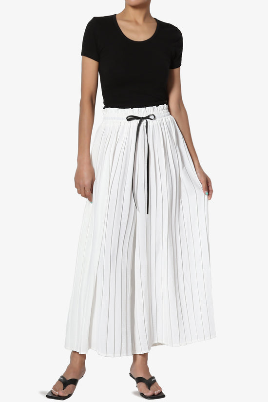 Stecia Cropped Pleated Trousers - TheMogan