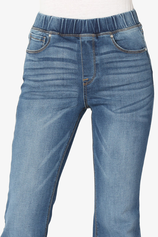 Rafa Elastic High Rise Flare Leg Jeans MEDIUM_5