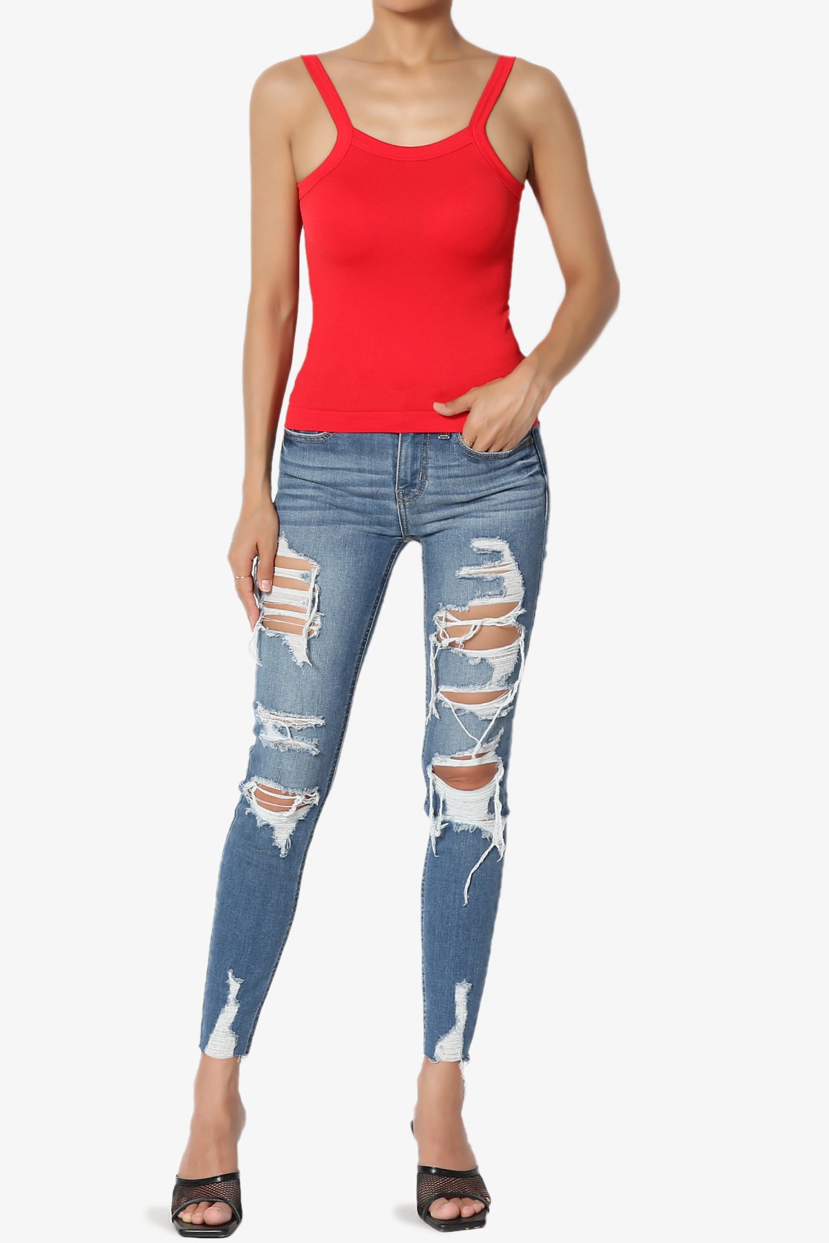 Orchid Racerback Crop Tank Top