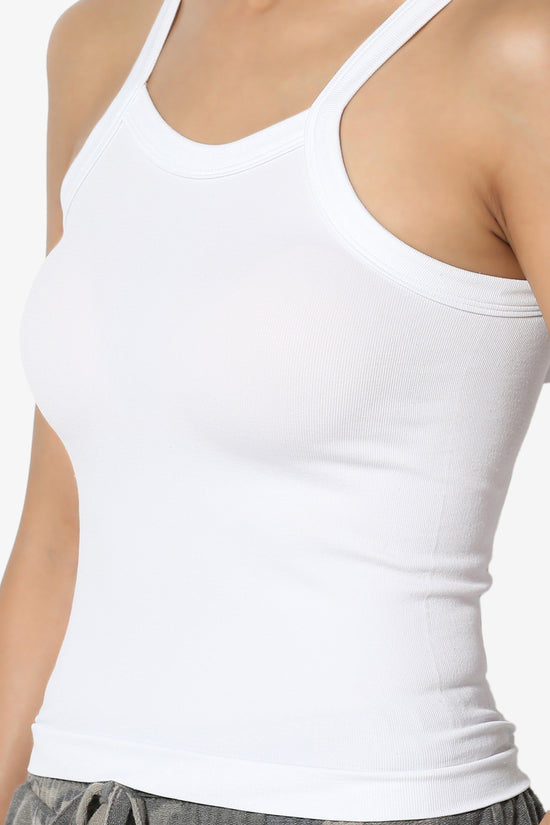 Orchid Racerback Crop Tank Top