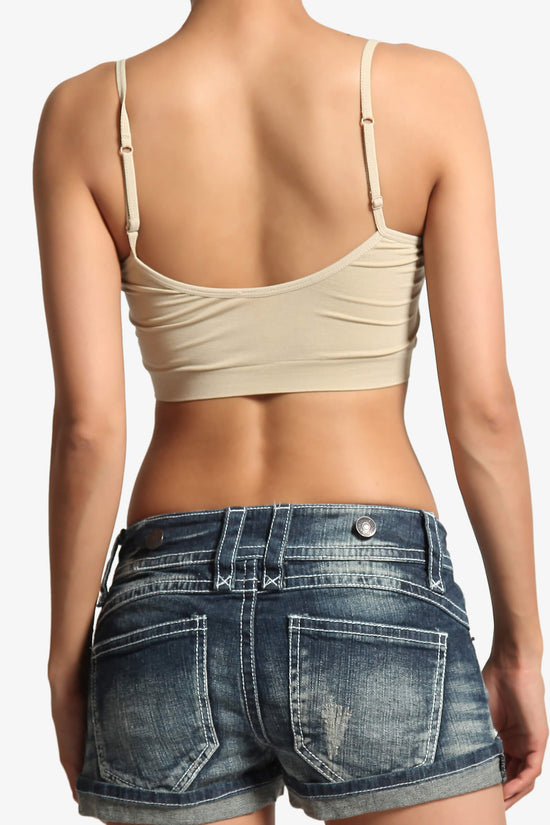 Hanelei Removable Pad Bra Top KHAKI_2