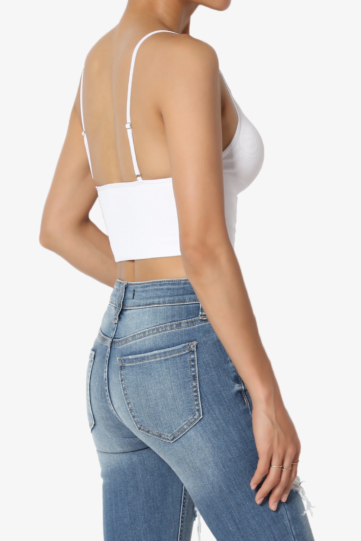 Gemmy Triangle V-Neck Crop Cami