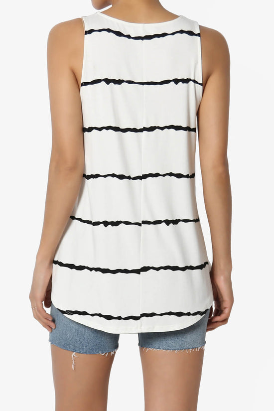 Ellison Stripe Scoop Neck Loose Fit Tank Top IVORY_2